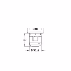 GROHE 37115PI0 Parte e montaggio per rubinetteria Cromo