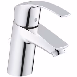 Miscelatore monocomando per lavandino con leva per posizionare il tappo per lo scarico. Prodotto marca Grohe con funzione Eco ...