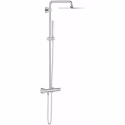 Il set doccia Euphoria Cube XXL 230 comprende: braccio doccia orizzontale 450 mm termostato a parete con Aquadimmer per la co ...