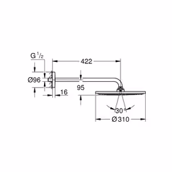 GROHE Rainshower 310 Cromo
