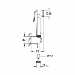 GROHE Vitalio Trigger Spray 30 sistema di doccia Cromo