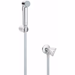 Il set include doccetta a mano con interruttore getto singolo Finitura cromata GROHE StarLight GROHE SpeedClean facile rimozi ...
