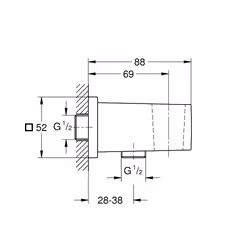 GROHE Euphoria Cube Cromo - Vista aggiuntiva 4