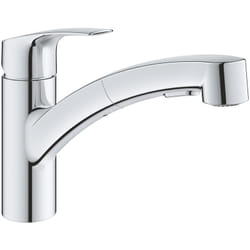 Grohe - Eurosmart, miscelatore monocomando lavello con doccetta, cromato (30305000)