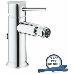 Grohe - Start Classic - Miscelatore per bidet, con sistema di scarico, cromo 23785000