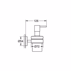 GROHE Essentials erogatore di sapone Acciaio