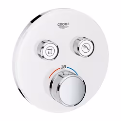 GROHE 29151LS0, Vasca da bagno e doccia, Valvole rotanti, Metallo, Bianco