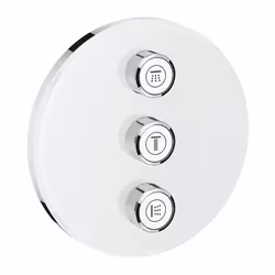 GROHE 29152LS0, Vasca da bagno e doccia, Valvole rotanti, Metallo, Bianco