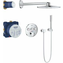 SmartControl Perfect - Set doccia con miscelatore ad incasso, 31 cm, cromato 34709000 - Grohe