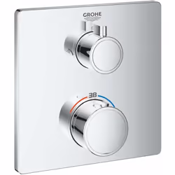 Miscelatore doccia termostatico per 2 uscite montaggio sul corpo di montaggio GROHE Rapido SmartBox 35600000 (non fa parte de ...
