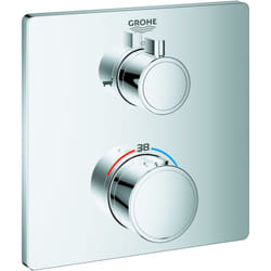 Grohe - Grohtherm - Miscelatore termostatico a 2 utenze per vasca da bagno, cromato 24080000