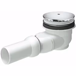 Sistema di scarico per piatti doccia condotto di scarico orizzontale (laterale) diametro 112 mm GROHE StarLight finitura crom ...