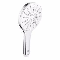 GROHE Rainshower Smartactive 130, Soffione doccia manuale, Bianco, Parete, 13 cm