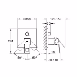 GROHE Eurocube Cromo - Vista aggiuntiva 4