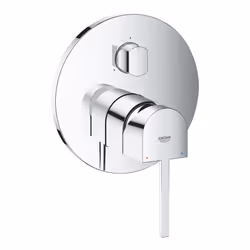 GROHE Plus, Cromo, Metallo, Parete, Leva sanitaria, Singolo, Ceramica
