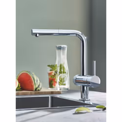 GROHE Blue Pure BauCurve Cromo - Vista aggiuntiva 7