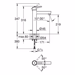 GROHE Concetto Cromo - Vista aggiuntiva 4