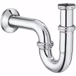 Tappo antiodori DN 32 per lavabi fissaggio a muro rosetta ad inserimento GROHE StarLight finitura cromata