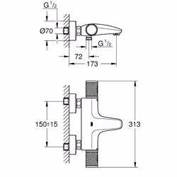 GROHE Precision Feel Cromo - Vista aggiuntiva 4