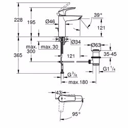 GROHE Eurosmart Cromo - Vista aggiuntiva 4