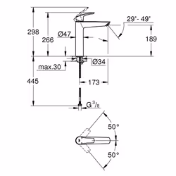 GROHE Eurosmart Cromo - Vista aggiuntiva 4