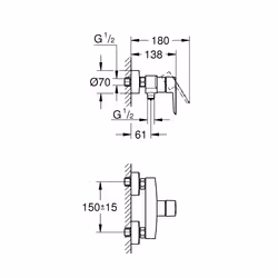 GROHE Start Cromo - Vista aggiuntiva 4