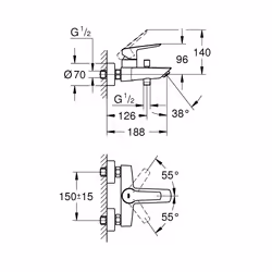 GROHE Start Cromo - Vista aggiuntiva 4