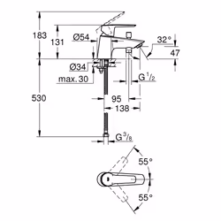 GROHE Start Cromo - Vista aggiuntiva 4
