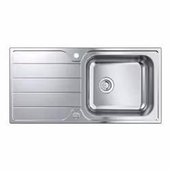 GROHE К500 Lavello montato su piano Rettangolare Acciaio inox - Vista aggiuntiva 2