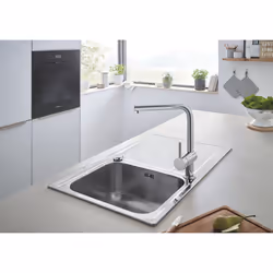GROHE К500 Lavello montato su piano Rettangolare Acciaio inox - Vista aggiuntiva 3