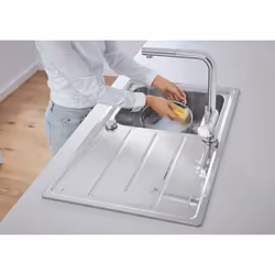 GROHE К500 Lavello montato su piano Rettangolare Acciaio inox - Vista aggiuntiva 4