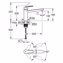 GROHE Via Cromo - Vista aggiuntiva 4