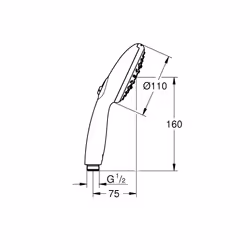 GROHE Tempesta 110 Cromo - Vista aggiuntiva 6
