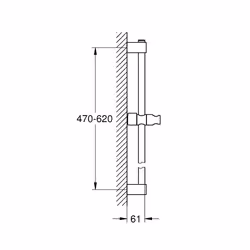 GROHE Tempesta supporto per doccia - Vista aggiuntiva 4