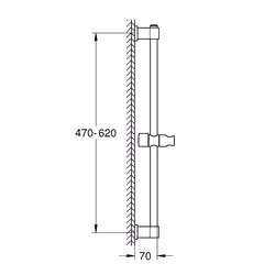 GROHE Vitalio Universal supporto per doccia - Vista aggiuntiva 4