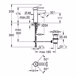 GROHE Essence Cromo - Vista aggiuntiva 5