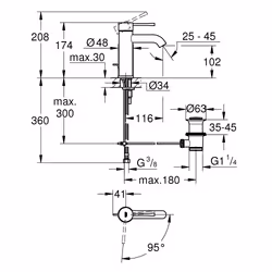 GROHE Essence Cromo - Vista aggiuntiva 4