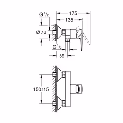 GROHE Start Edge Cromo - Vista aggiuntiva 5