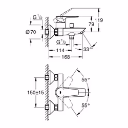 GROHE Start Edge Cromo - Vista aggiuntiva 5