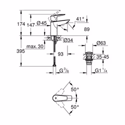 GROHE Start Edge Cromo - Vista aggiuntiva 5