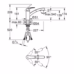 GROHE Via Cromo - Vista aggiuntiva 4