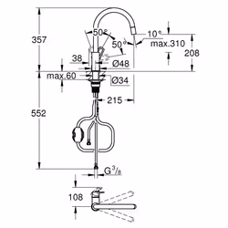 GROHE Start Loop Cromo - Vista aggiuntiva 5