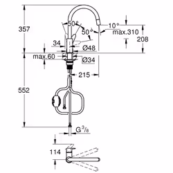 GROHE Start Curve Cromo - Vista aggiuntiva 5