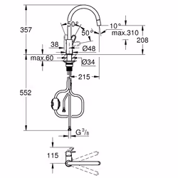 GROHE Start Flow Cromo - Vista aggiuntiva 5
