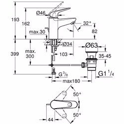 GROHE Swift Cromo - Vista aggiuntiva 5