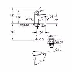 GROHE Swift Cromo - Vista aggiuntiva 4