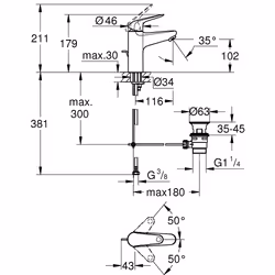 GROHE Swift Cromo - Vista aggiuntiva 4