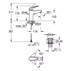 GROHE Swift Cromo - Vista aggiuntiva 4