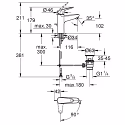 GROHE Swift Cromo - Vista aggiuntiva 4