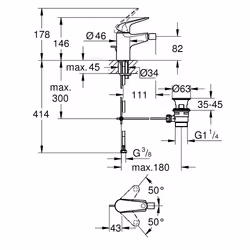 GROHE Swift Cromo - Vista aggiuntiva 4